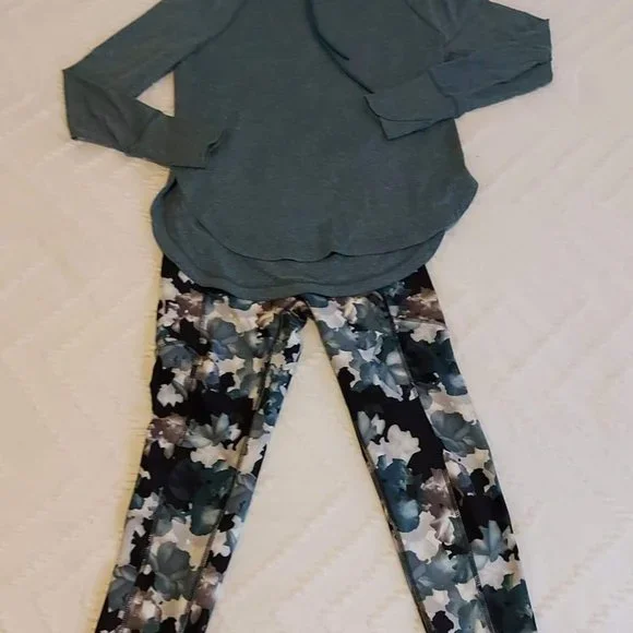 NWOT MARIKA WOMEN'S FULL BLOOM 3 PIECE ACTIVEWEAR SET SZ. M - Picture 6 of 7